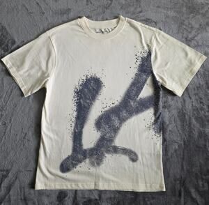 Public Supply NYC Los Angeles Vibes Graphic T-Shirt Men's M Cream